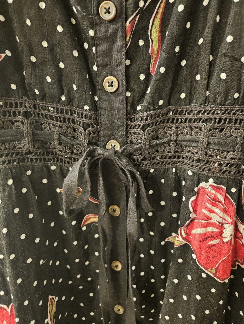 Free People Morning Meadows Long Sleeve Maxi sM - Picture 7 of 11